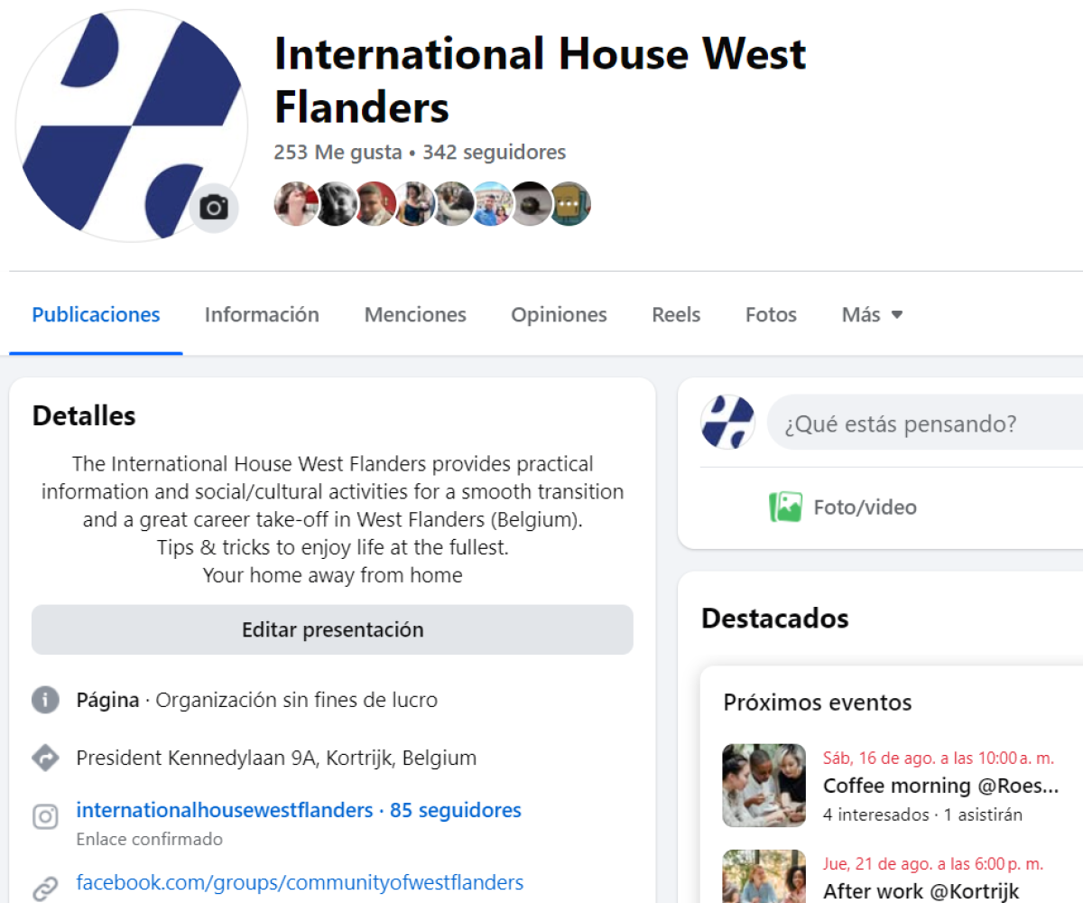 facebook page