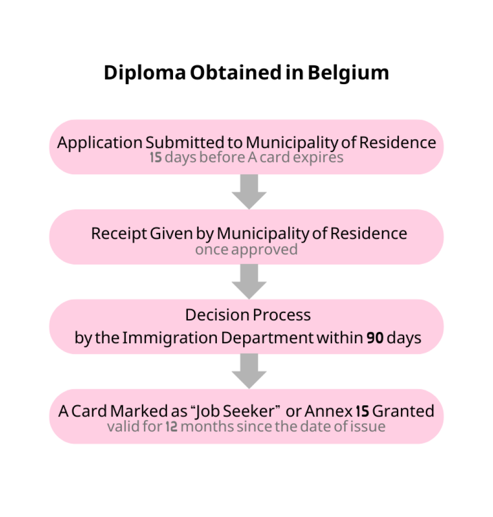 Belgian diploma process